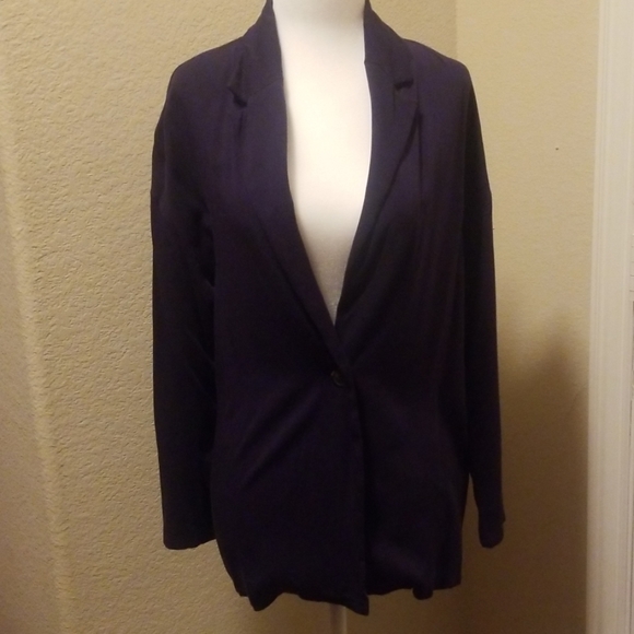 Forever 21 Navy Blue Blazer - Picture 1 of 4